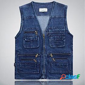 Mens Fishing Vest Hiking Vest Top Outdoor Autumn / Fall