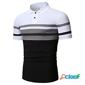 Mens Golf Shirt Tennis Shirt Graphic non-printing Collar