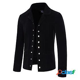 Mens Jacket Fall Winter Business Going out Regular Coat