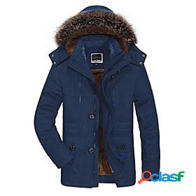 Men's Parka Fall Winter Street Daily Going out Long Coat