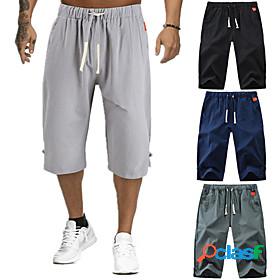 Mens Running Capri Pants Track Pants Street Bottoms