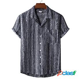 Men's Shirt Graphic Prints 3D Print Collar Turndown Vacation