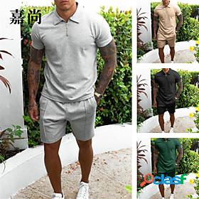 Mens Shirt Suits Shirt Solid Color Turndown Casual Daily