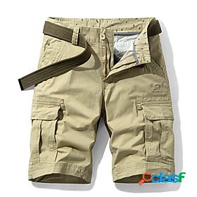 Mens Shorts Cargo Shorts Shorts Cargo Shorts Pants Solid
