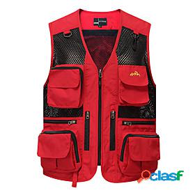 Mens Sleeveless Fishing Vest Vest / Gilet Outdoor Autumn /