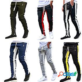 Mens Sporty Casual / Sporty Drawstring Elastic Waist Pants