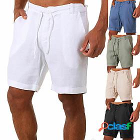 Mens Sporty Casual / Sporty Drawstring Elastic Waist Shorts