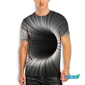 Men's T shirt Shirt Graphic 3D 3D Print Round Neck Casual