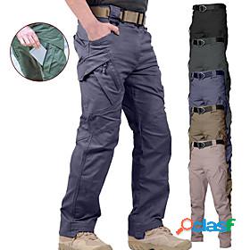 Mens Tactical Pants Cargo Pants 9 Pockets Outdoor Work