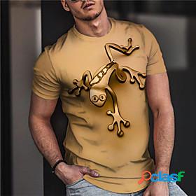 Men's Unisex Tee T shirt Shirt Graphic Prints Animal 3D
