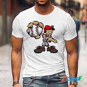 Mens Unisex Tee T shirt Shirt Graphic Prints Baseball Hot