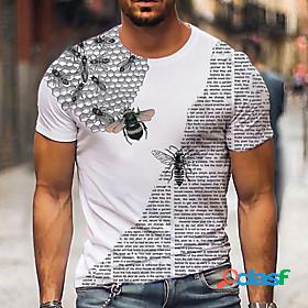 Mens Unisex Tee T shirt Shirt Graphic Prints Bee 3D Print