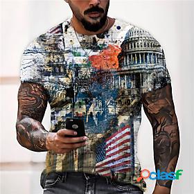 Mens Unisex Tee T shirt Shirt Graphic Prints City Landscape