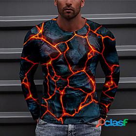 Mens Unisex Tee T shirt Shirt Graphic Prints Crack 3D Print