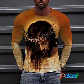 Mens Unisex Tee T shirt Shirt Graphic Prints Human 3D Print