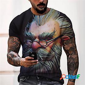 Men's Unisex Tee T shirt Shirt Graphic Prints Human face 3D