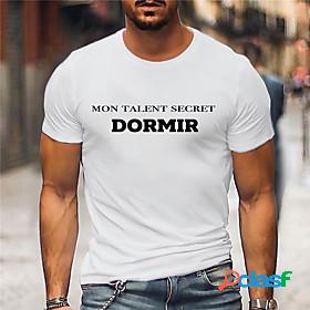 Mens Unisex Tee T shirt Shirt Graphic Prints Letter Hot