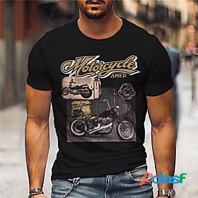 Mens Unisex Tee T shirt Shirt Graphic Prints Motorcycle Hot
