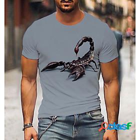 Mens Unisex Tee T shirt Shirt Graphic Prints Scorpion 3D