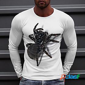 Men's Unisex Tee T shirt Shirt Graphic Prints Spider 3D