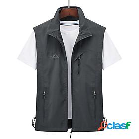 Men's Vest Gilet Fall Spring Daily Going out Outdoor Regular