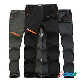 Men's Work Pants Tactical Pants Fleece Lined Pants Winter