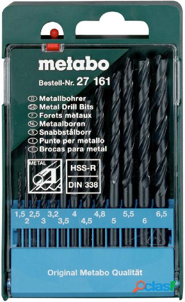 Metabo 627161000 Kit punte a spirale da metallo 13 parti 13