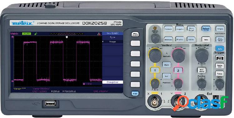 Metrix DOX2025B Oscilloscopio digitale 20 MHz 2 canali 50