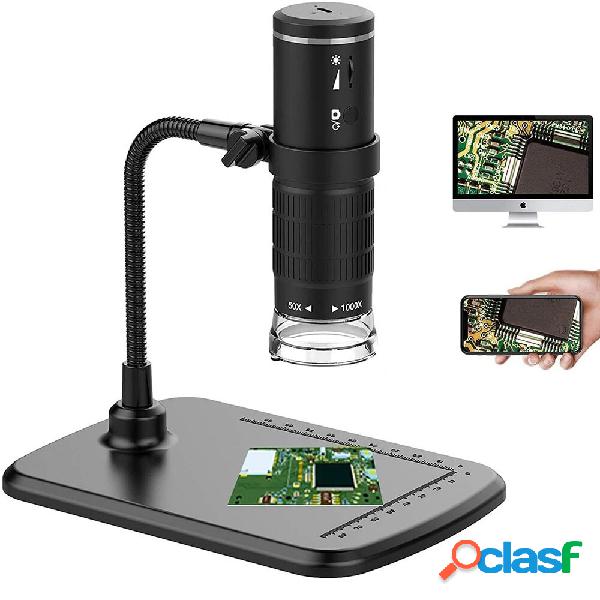 Microscopio digitale wireless 50X-1000X USB portatile HD