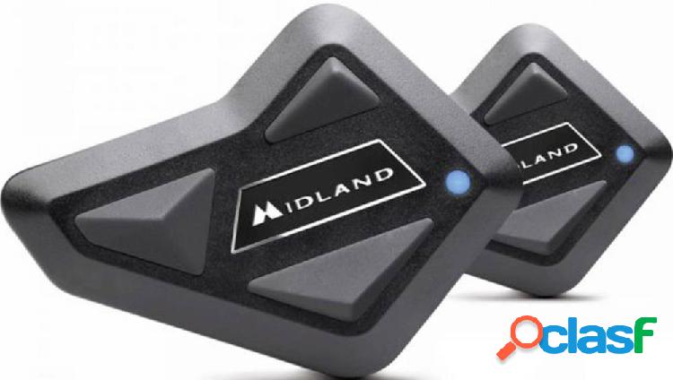 Midland C1410.01 BT Mini Twin Interfono per moto Adatto per