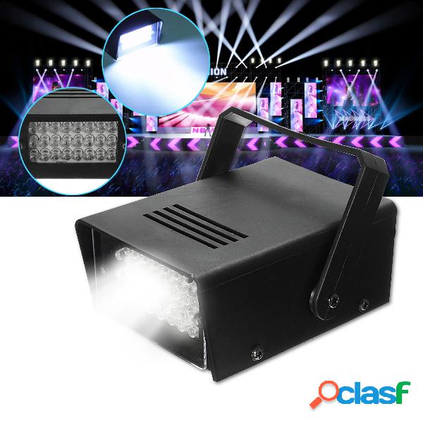 Mini 3W 24 LED Stage Light White Halloween Party Effect