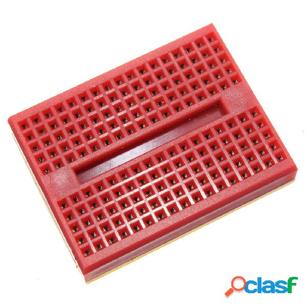 Mini prototipo Breadboard rosso senza saldatura a 5 fori da