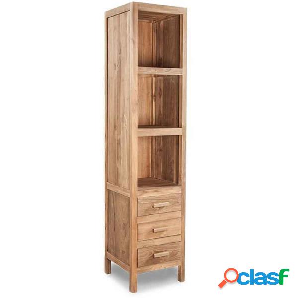 Mobile bagno 'Essenza Cabinet' in legno Teak cm 45x45x200h