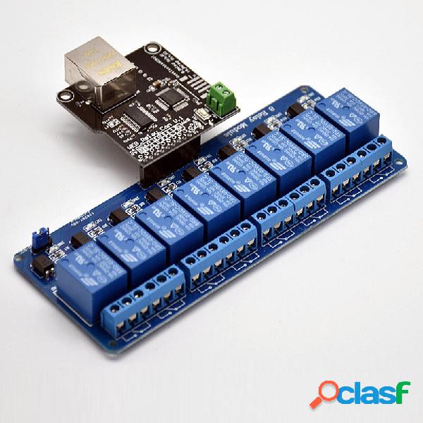 Modulo di controllo Ethernet a relè a 8 canali Lan Wan