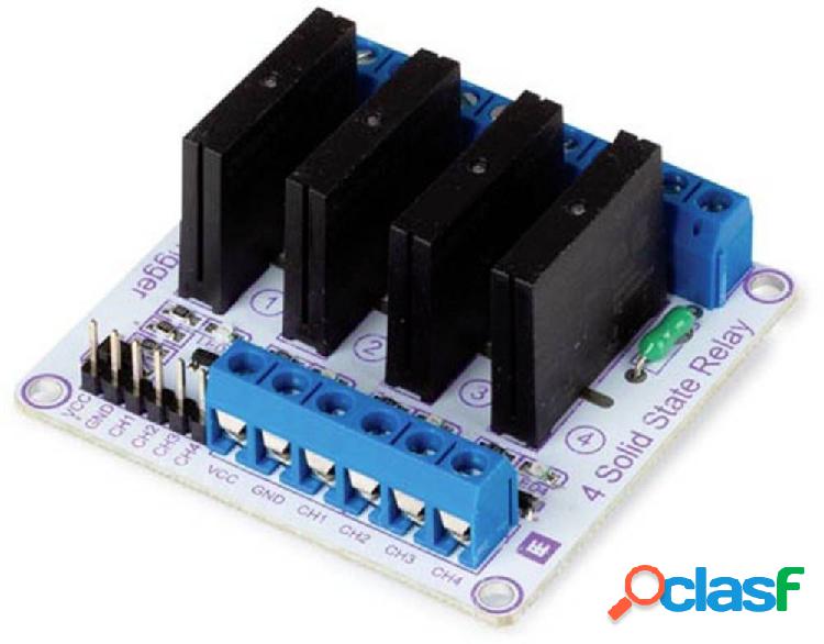 Modulo relè a stato solido a 4 canali WPM464 Whadda
