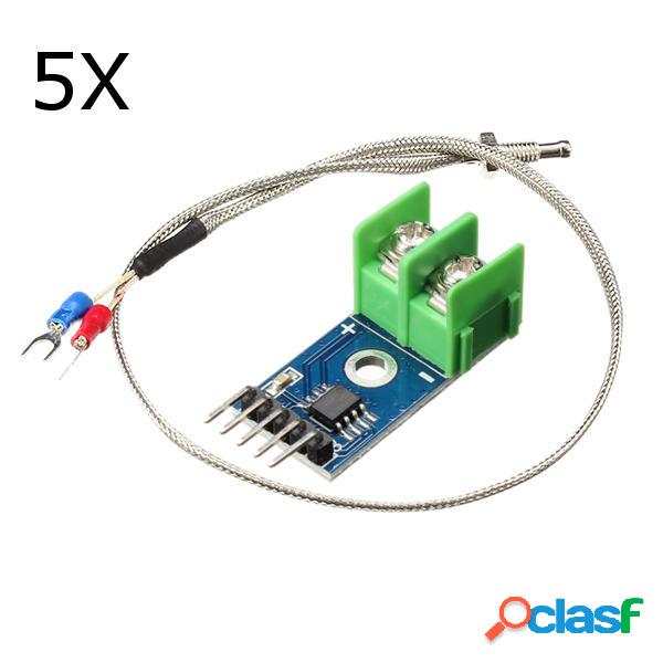 Modulo sensore 5Pcs MAX6675 con cavo termoelemento a