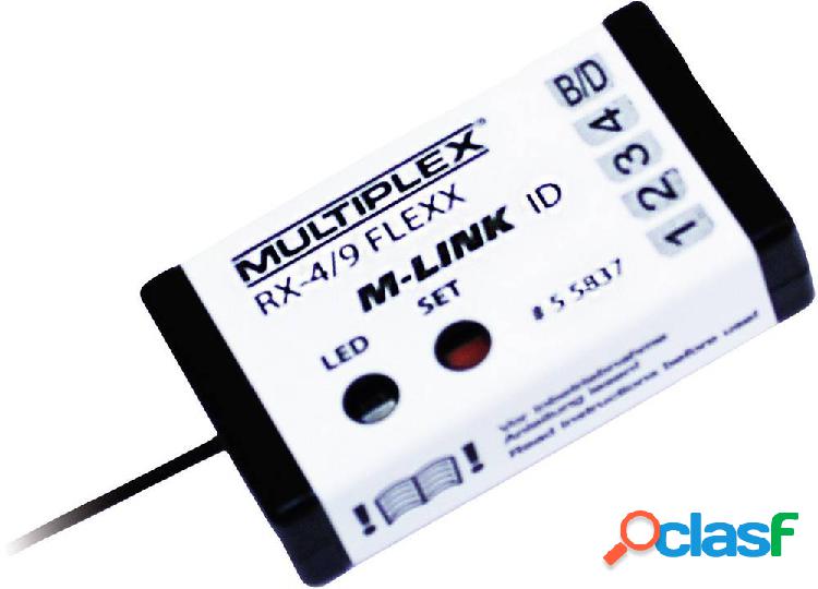 Multiplex RX-4/9 FLEXX Ricevitore a 4 canali 2,4 GHz Sistema