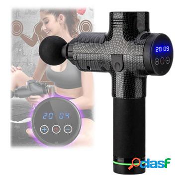 Muscle Massage Gun T-07 con touch screen LCD - Nero