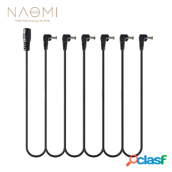 NAOMI da 1 a 6 cavo daisy chain per chitarra effetti a
