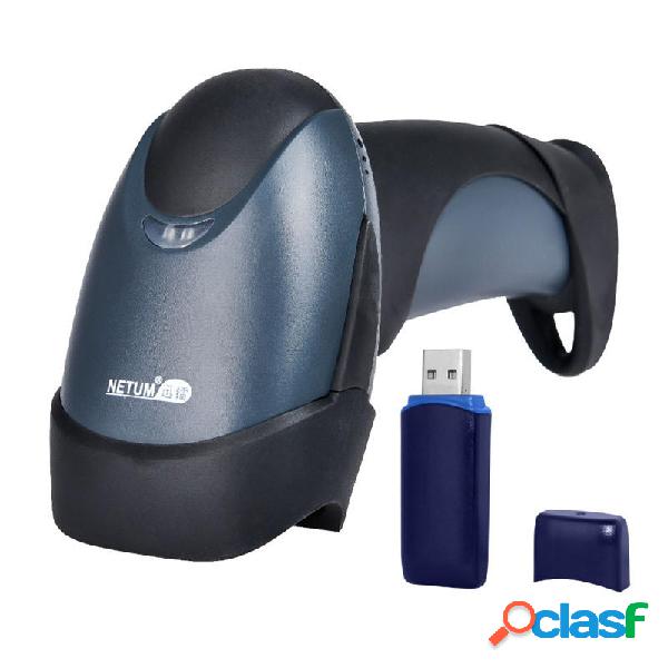 NETUM Wireless Barcode Scanner Red Light CCD Laser Lettore