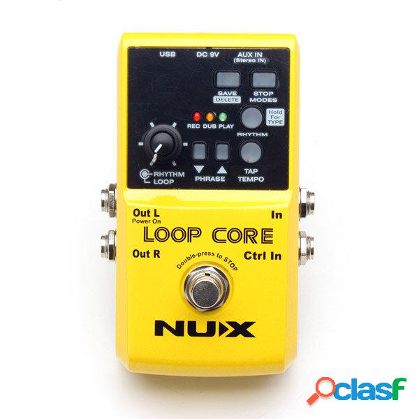 NUX Loop Core Looper Effetti per chitarra Pedale 6 ore Tempo