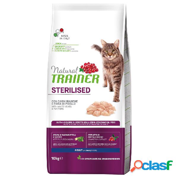 Natural Trainer Cat Adult Sterilised Carni Bianche 1,5 Kg