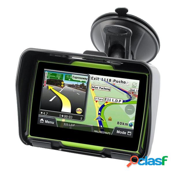 Navigazione GPS per auto da moto impermeabile touchscreen da
