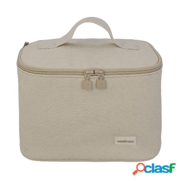 Necessaire Mini Elite Camel 19X24X17 Cm