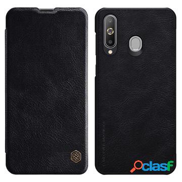 Nillkin Qin Series Samsung Galaxy A8s Flip Case - Black