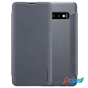Nillkin Sparkle Samsung Galaxy S10 Flip Case - Black