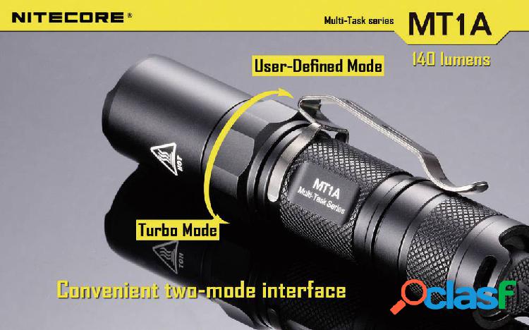NiteCore Multi Task MT1A LED (monocolore) Mini torcia