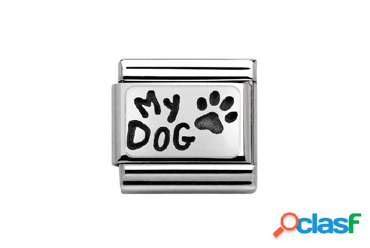 Nomination My Dog Composable acciaio acciaio