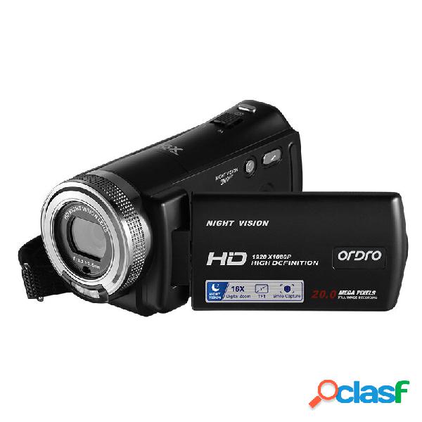 Ordro HDV-V12 IR Visione notturna HD 1080P Videocamera