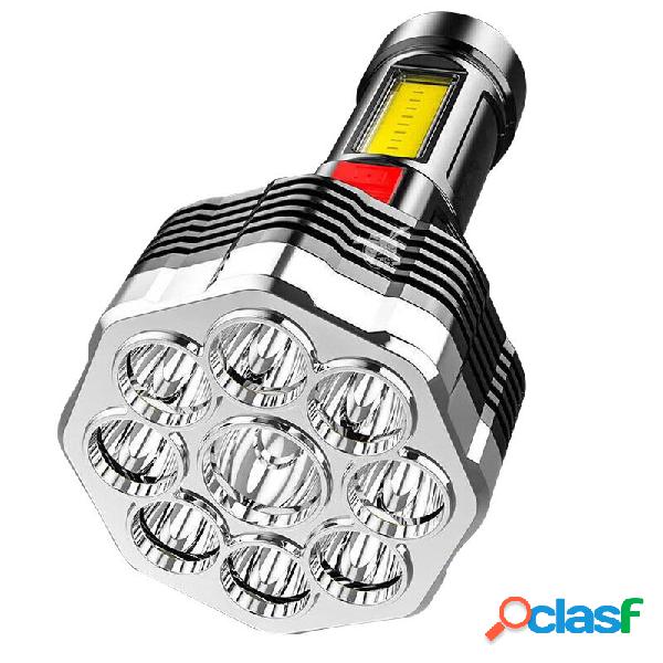 P500 9 Core LED + COB Torcia Lunga Sparo Potenza Display